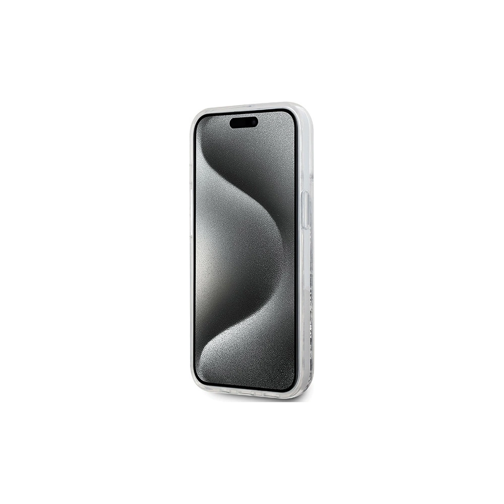 Hurtownia GSM - Case Karl Lagerfeld KLHMP15SLGKISGH Apple iPhone 15 / 14 / 13 Hardcase Liquid Glitter Karl Head Magsafe transparent - KLD2089 - {ean13} - Hurt