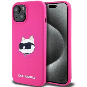 Hurtownia GSM - Case Karl Lagerfeld KLHMP15SSCHPPLF Apple iPhone 15 / 14 / 13 Hardcase Silikon Choupette Head MagSafe rosa/fuchsia - KLD2090 - {ean13} - Hurt