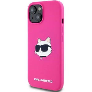 Hurtownia GSM - Case Karl Lagerfeld KLHMP15SSCHPPLF Apple iPhone 15 / 14 / 13 Hardcase Silikon Choupette Head MagSafe rosa/fuchsia - KLD2090 - {ean13} - Hurt