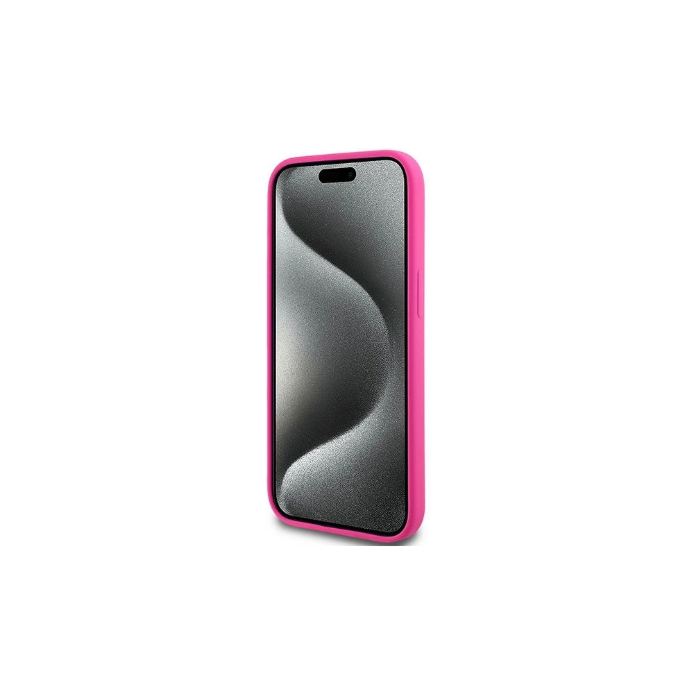 Hurtownia GSM - Etui Karl Lagerfeld KLHMP15SSCHPPLF Apple iPhone 15 / 14 / 13 hardcase Silicone Choupette Head MagSafe różowy/fuschia - KLD2090 - {ean13} - Hurt