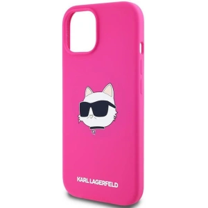 Hurtownia GSM - Case Karl Lagerfeld KLHMP15SSCHPPLF Apple iPhone 15 / 14 / 13 Hardcase Silikon Choupette Head MagSafe rosa/fuchsia - KLD2090 - {ean13} - Hurt