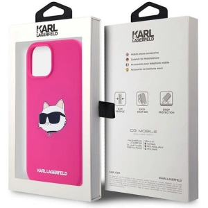 Hurtownia GSM - Case Karl Lagerfeld KLHMP15SSCHPPLF Apple iPhone 15 / 14 / 13 Hardcase Silikon Choupette Head MagSafe rosa/fuchsia - KLD2090 - {ean13} - Hurt