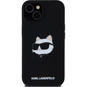 Hurtownia GSM - Case Karl Lagerfeld KLHMP15SSCHPPLK Apple iPhone 15 / 14 / 13 Hardcase Silikon Choupette Head MagSafe schwarz/black - KLD2091 - {ean13} - Hurt