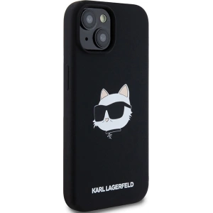 Hurtownia GSM - Case Karl Lagerfeld KLHMP15SSCHPPLK Apple iPhone 15 / 14 / 13 Hardcase Silikon Choupette Head MagSafe schwarz/black - KLD2091 - {ean13} - Hurt