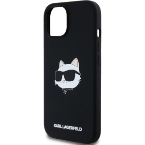 Hurtownia GSM - Case Karl Lagerfeld KLHMP15SSCHPPLK Apple iPhone 15 / 14 / 13 Hardcase Silikon Choupette Head MagSafe schwarz/black - KLD2091 - {ean13} - Hurt