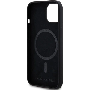 Hurtownia GSM - Case Karl Lagerfeld KLHMP15SSCHPPLK Apple iPhone 15 / 14 / 13 Hardcase Silikon Choupette Head MagSafe schwarz/black - KLD2091 - {ean13} - Hurt