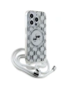 Hurtownia GSM - Etui Karl Lagerfeld KLHMP15XHCKCKLCT Apple iPhone 15 Pro Max kemény tok IML Crossbody Monogram Karl & Choupette Head MagSafe átlátszó - KLD2092 - {ean13} - Hurt