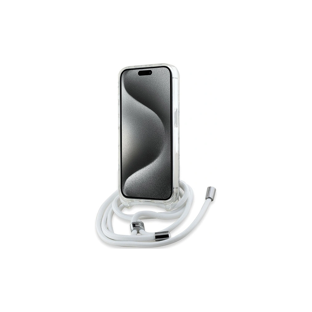 Hurtownia GSM - Case Karl Lagerfeld KLHMP15XHCKCKLCT Apple iPhone 15 Pro Max Hardcase IML Crossbody Monogram Karl & Choupette Head MagSafe transparent - KLD2092 - {ean13} - Hurt