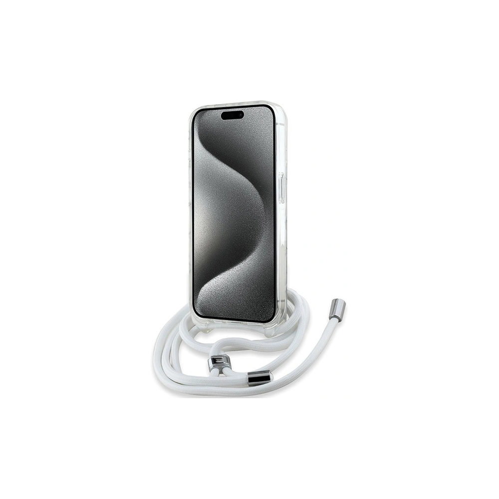 Hurtownia GSM - Case Karl Lagerfeld KLHMP15XHCKHNT Apple iPhone 15 Pro Max Hardcase Crossbody IML Karl Head Magsafe transparent - KLD2093 - {ean13} - Hurt