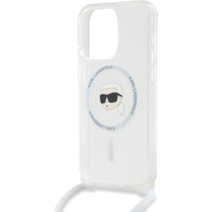 Hurtownia GSM - Case Karl Lagerfeld KLHMP15XHCKHNT Apple iPhone 15 Pro Max Hardcase Crossbody IML Karl Head Magsafe transparent - KLD2093 - {ean13} - Hurt