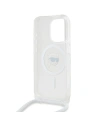 Karl Lagerfeld KLHMP15XHCKHNT Apple iPhone 15 Pro Max hardcase Crossbody IML Karl Head Magsafe transparent