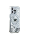 Wholesale Karl Lagerfeld KLHMP15XLGKISGH Apple iPhone 15 Pro Max hardcase Liquid Glitter Karl Head Magsafe transparent - KLD2095 - {ean13} - Hurt