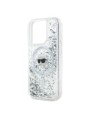 Wholesale Karl Lagerfeld KLHMP15XLGKISGH Apple iPhone 15 Pro Max hardcase Liquid Glitter Karl Head Magsafe transparent - KLD2095 - {ean13} - Hurt