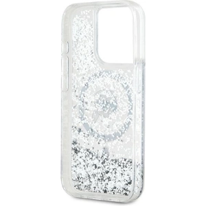 Hurtownia GSM - Etui Karl Lagerfeld KLHMP15XLGKISGH Apple iPhone 15 Pro Max hardcase Liquid Glitter Karl Head Magsafe transparent - KLD2095 - {ean13} - Hurt
