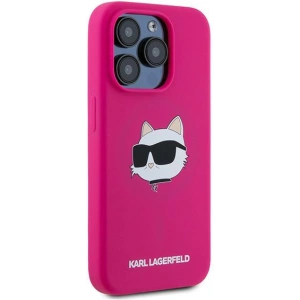 Hurtownia GSM - Case Karl Lagerfeld KLHMP15XSCHPPLF Apple iPhone 15 Pro Max Hartschale Silikon Choupette Head MagSafe rosa/fuchsia - KLD2096 - {ean13} - Hurt