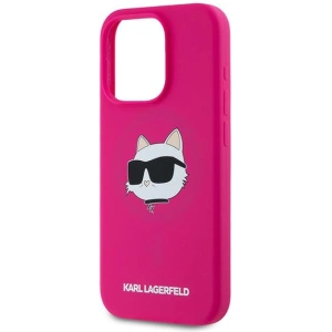 Hurtownia GSM - Case Karl Lagerfeld KLHMP15XSCHPPLF Apple iPhone 15 Pro Max Hartschale Silikon Choupette Head MagSafe rosa/fuchsia - KLD2096 - {ean13} - Hurt
