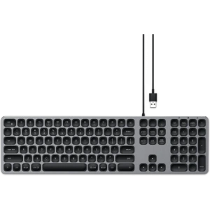 Hurtownia GSM - Aluminiumtastatur Satechi Aluminium Verdrahtete Tastatur USB-A space grey - STH141 - {ean13} - Hurt