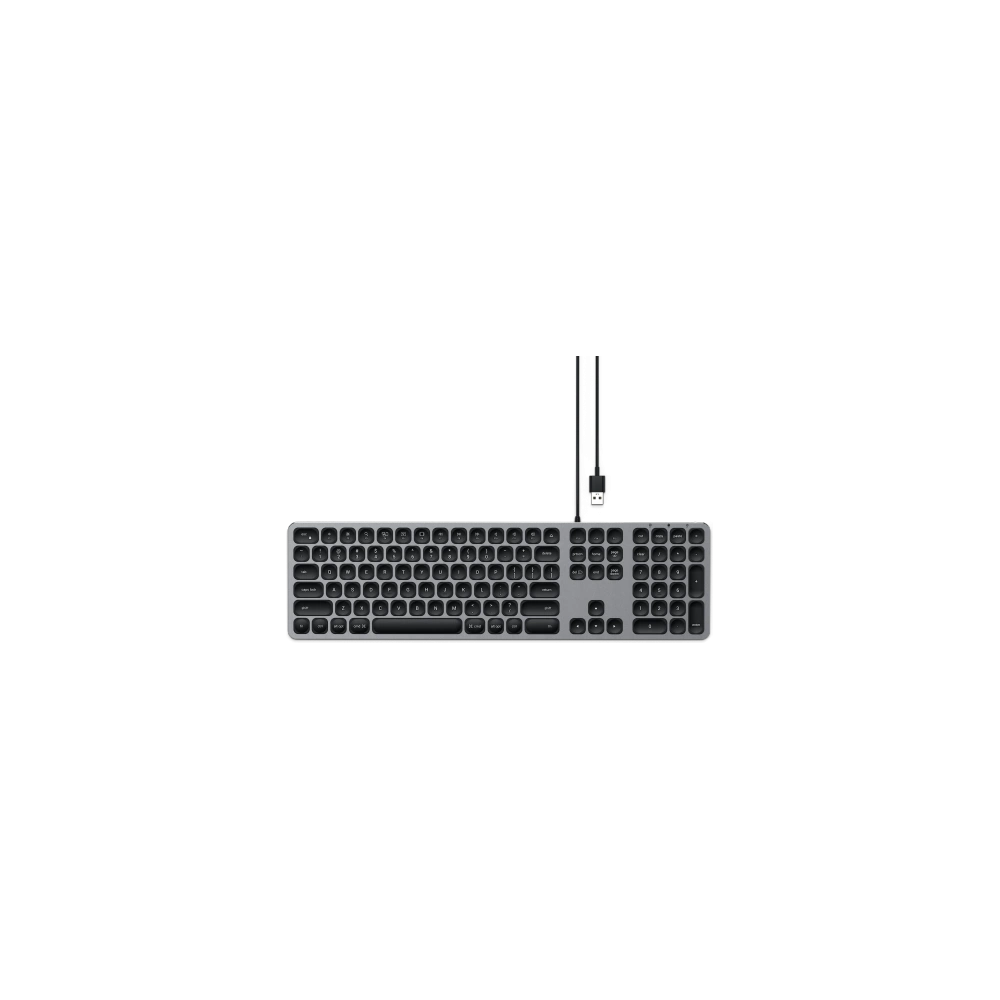 Hurtownia GSM - Hliníková klávesnice Satechi Aluminum Wired Keyboard USB-A space gray - STH141 - {ean13} - Hurt