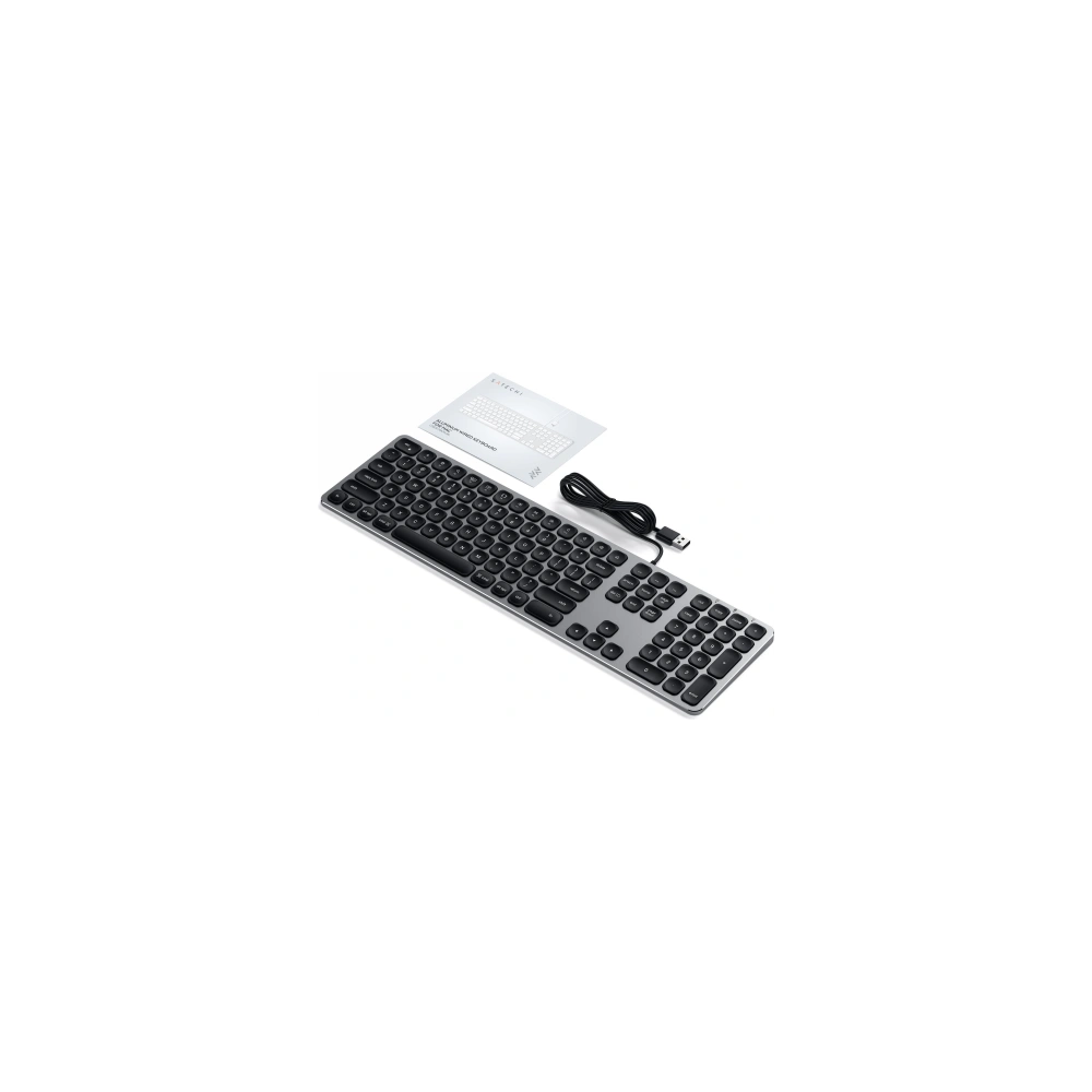 Hurtownia GSM - Hliníková klávesnice Satechi Aluminum Wired Keyboard USB-A space gray - STH141 - {ean13} - Hurt