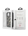 Hurtownia GSM - Etui Guess GUHCN65MGGBK Apple iPhone 11 Pro Max czarny/black hard case Glitter Marble Glass - GUE278BLK - {ean13} - Hurt