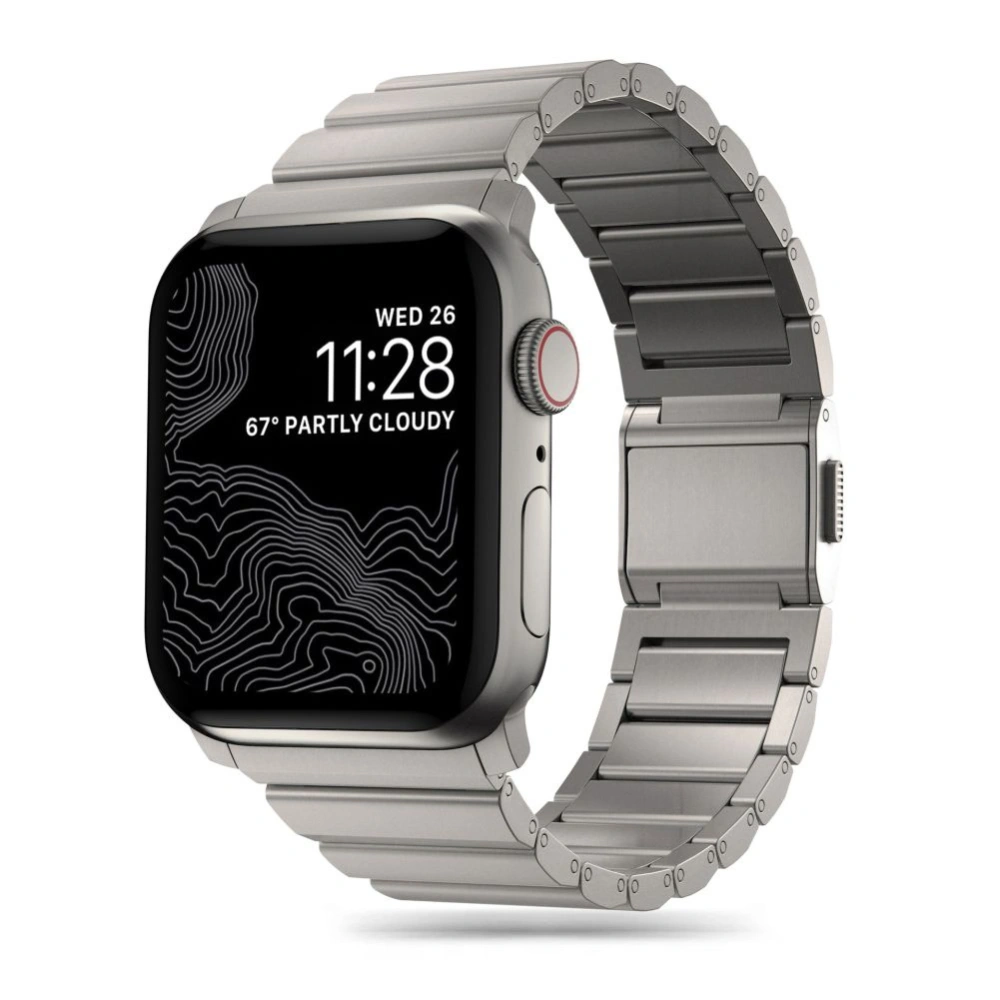 Hurtownia GSM - Pasek Tech-Protect SteelBand Apple Watch 4/5/6/7/8/9/SE/Ultra 1/2 42/44/45/49mm titanový - THP2872 - {ean13} - Hurt