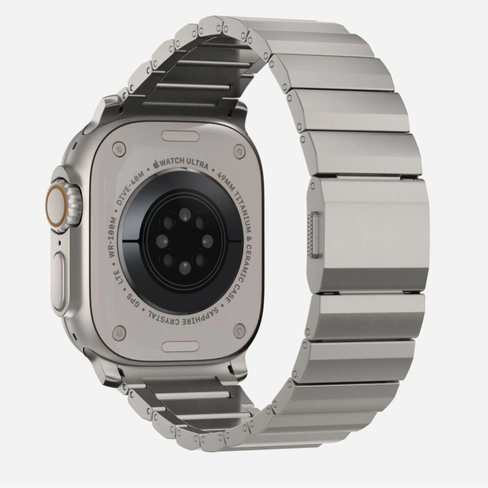 Hurtownia GSM - Pasek Tech-Protect SteelBand Apple Watch 4/5/6/7/8/9/SE/Ultra 1/2 42/44/45/49mm titanový - THP2872 - {ean13} - Hurt