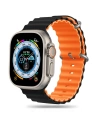 Pásek Tech-Protect IconBand Pro Apple Watch 4/5/6/7/8/9/SE/Ultra 1/2 42/44/45/49mm černý/oranžový