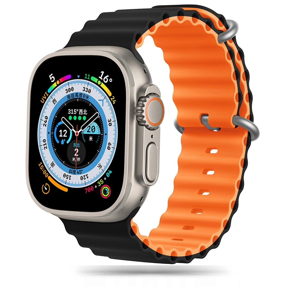 Wholesale Belt Tech-Protect IconBand Pro Apple Watch 4/5/6/7/8/9/SE/Ultra 1/2 42/44/45/49mm black/orange - THP2873 - {ean13} - Hurt