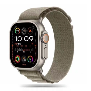 Hurtownia GSM - Tech-Protect Nylon Pro Apple Watch 4/5/6/7/8/9/SE/Ultra 1/2 42/44/45/49mm titan/oliv - THP2879 - {ean13} - Hurt