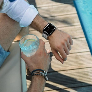 Hurtownia GSM - Pásky Tech-Protect Stainless Line Apple Watch 4/5/6/7/8/9/SE/Ultra 1/2 42/44/45/49mm černá - THP2881 - {ean13} - Hurt