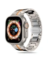 Pasek Tech-Protect Stainless Line Apple Watch 4/5/6/7/8/9/SE/Ultra 1/2 42/44/45/49mm titanium/orange
