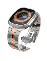 Hurtownia GSM - Pasek Tech-Protect Stainless Line Apple Watch 4/5/6/7/8/9/SE/Ultra 1/2 42/44/45/49mm titán/narancs - THP2883 - {ean13} - Hurt