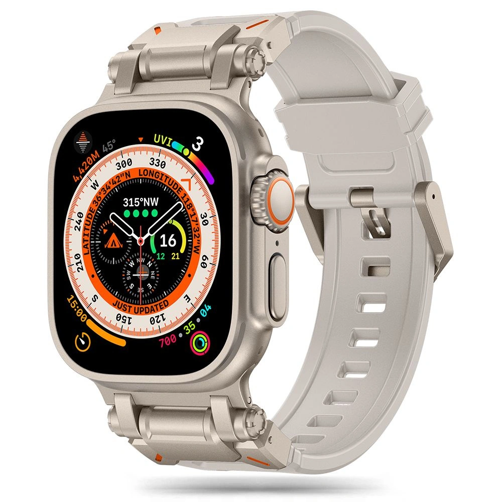 Hurtownia GSM - Tech-Protect Delta Pro Apple Watch 4/5/6/7/8/9/SE/Ultra 1/2 42/44/45/49mm Starlight/Titanium - THP2884 - {ean13} - Hurt
