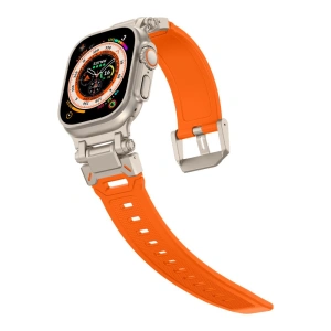 Hurtownia GSM - Pásek Tech-Protect Delta Pro Apple Watch 4/5/6/7/8/9/SE/Ultra 1/2 42/44/45/49mm oranžový/titanový - THP2885 - {ean13} - Hurt