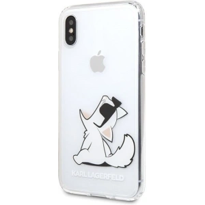 Hurtownia GSM - Karl Lagerfeld KLHCPXCFNRC hardcase transparent pentru iPhone X/Xs Choupette Fun - KLD191CL - {ean13} - Hurt