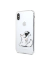Hurtownia GSM - Karl Lagerfeld KLHCPXCFNRC hardcase transparent pentru iPhone X/Xs Choupette Fun - KLD191CL - {ean13} - Hurt