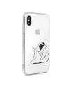 Hurtownia GSM - Karl Lagerfeld KLHCPXCFNRC hardcase transparent pentru iPhone X/Xs Choupette Fun - KLD191CL - {ean13} - Hurt