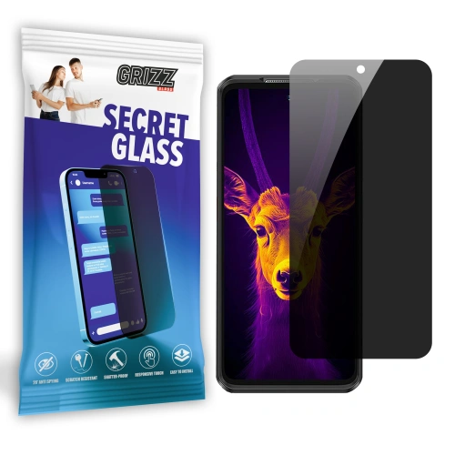 Matowe szkło prywatyzujące GrizzGlass SecretGlass do Ulefone Armor 25T Pro
