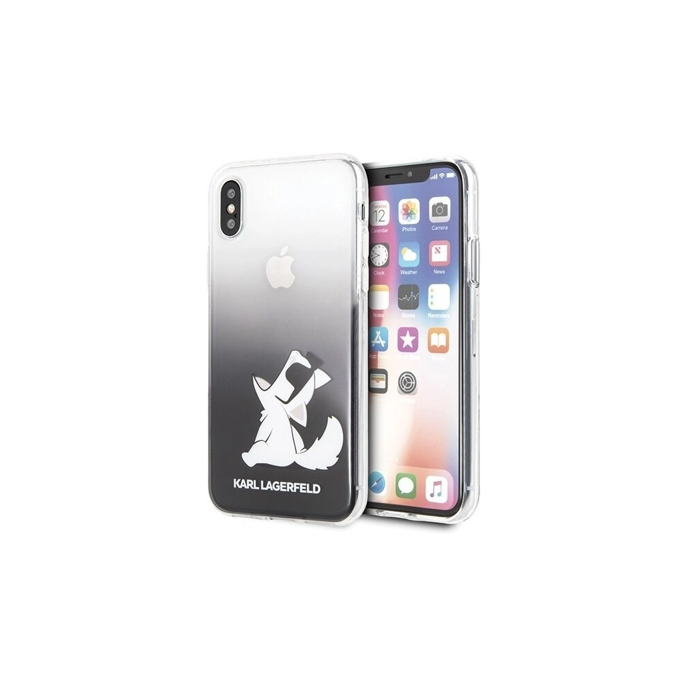 Hurtownia GSM - Karl Lagerfeld KLHCPXCFNRCBK iPhone X/Xs hardcase czarny/black Choupette Fun - KLD192BLK - {ean13} - Hurt