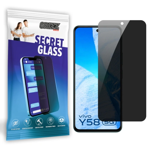 Matowe szkło prywatyzujące GrizzGlass SecretGlass do Vivo Y58