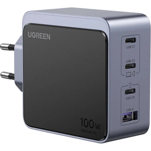 Hurtownia GSM - Síťová nabíječka UGREEN Nexode Air 100W USB-A, 3xUSB-C šedá - UGR1850 - {ean13} - Hurt