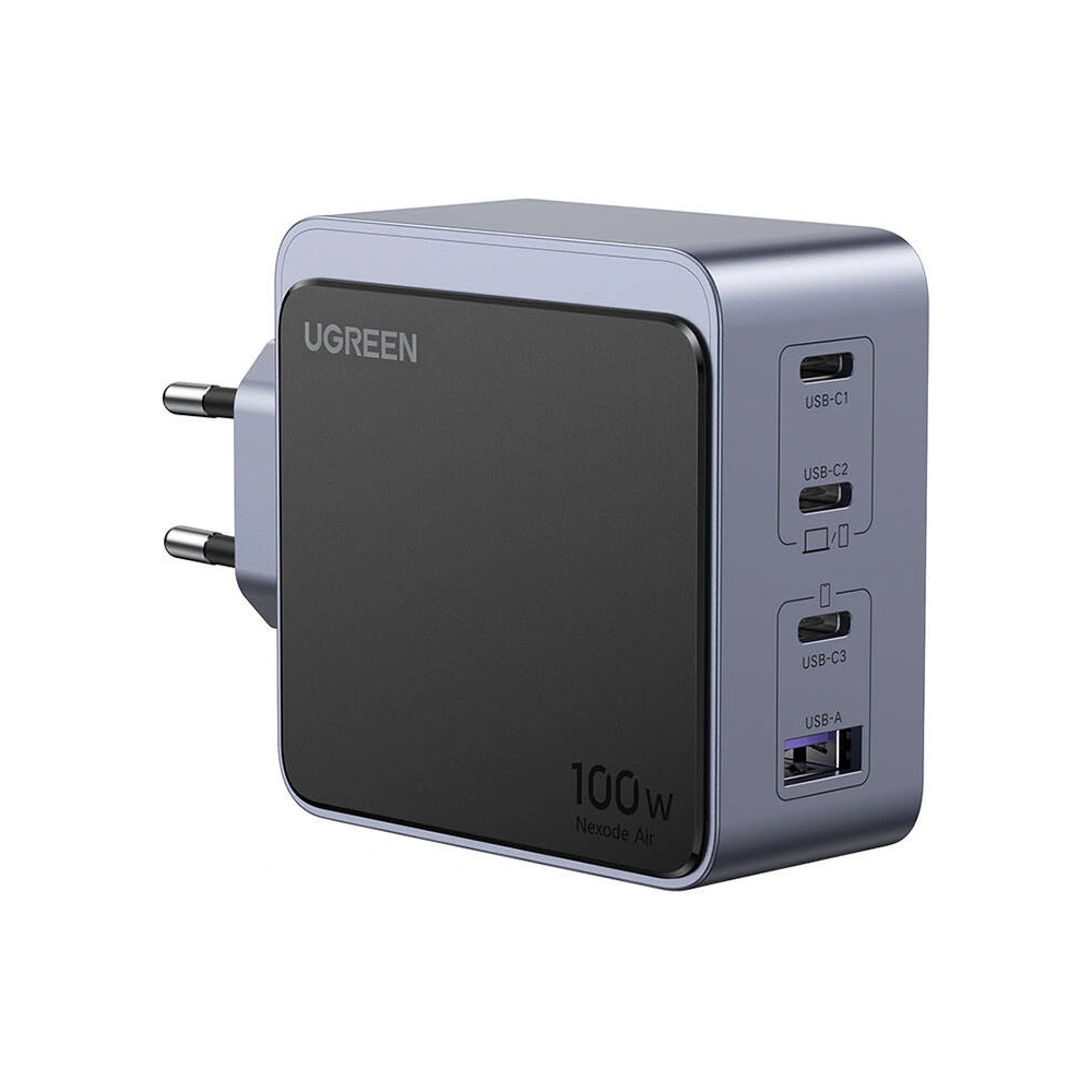 Hurtownia GSM - UGREEN Nexode Air 100W USB-A, 3xUSB-C hálózati töltő, szürke - UGR1850 - {ean13} - Hurt