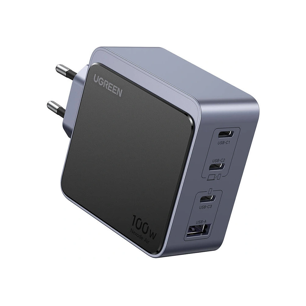 Hurtownia GSM - UGREEN Nexode Air 100W USB-A, 3xUSB-C hálózati töltő, szürke - UGR1850 - {ean13} - Hurt