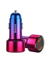 Wholesale Car charger Baseus Magic 2x USB QC 3.0 45W Red&Blue - BSU701REDBLU - {ean13} - Hurt