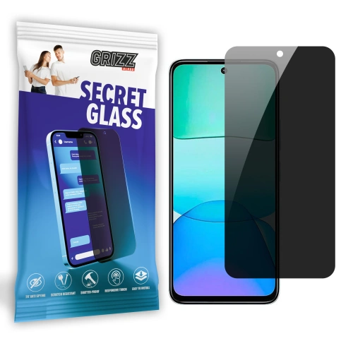 Matowe szkło prywatyzujące GrizzGlass SecretGlass do Xiaomi Redmi 13