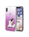 Karl Lagerfeld KLHCPXCFNRCPI hardcase iPhone X/Xs roz/pink Choupette Fun