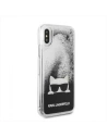 Hurtownia GSM - Karl Lagerfeld KLHCPXCHPEEBK iPhone X black/czarny hard case Liquid Glitter - KLD194BLK - {ean13} - Hurt