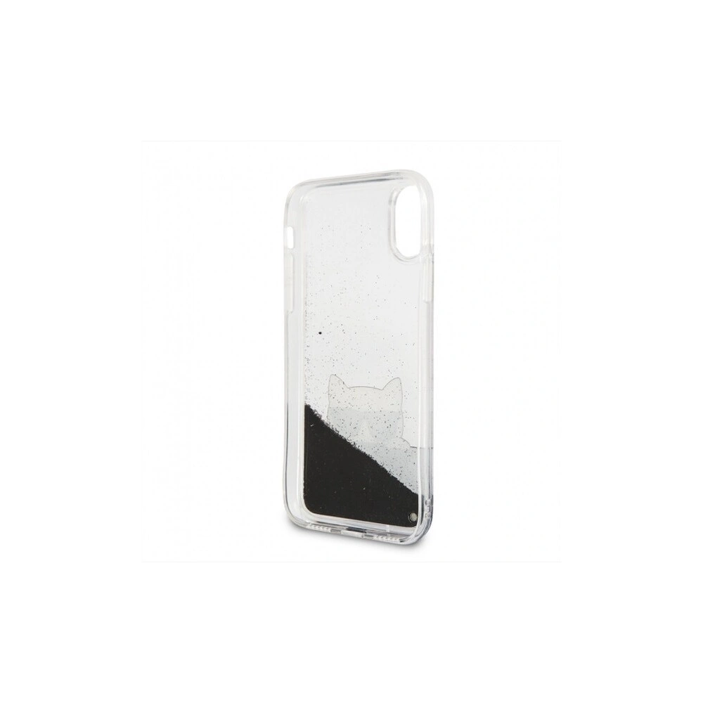 Hurtownia GSM - Karl Lagerfeld KLHCPXCHPEEBK iPhone X black/czarny hard case Liquid Glitter - KLD194BLK - {ean13} - Hurt