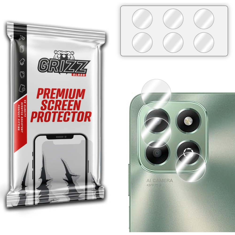 Wholesale GrizzGlass HybridGlass Camera Honor X6b - GRZ10221 - {ean13} - Hurt