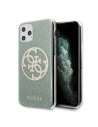 Etui Guess GUHCN65PCUGLKA Apple iPhone 11 Pro Max khaki Hartschale 4G Circle Glitter